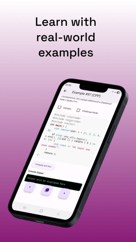 Promo graphic: Learn with real-world examples